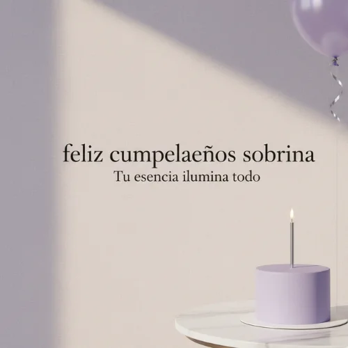 feliz cumpleaños a mi sobrina