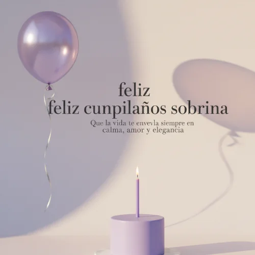feliz cumpleaños a mi sobrina