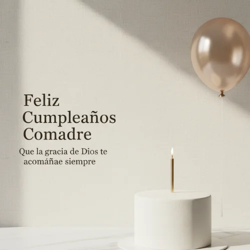 feliz cumpleaños comadre dios te bendiga