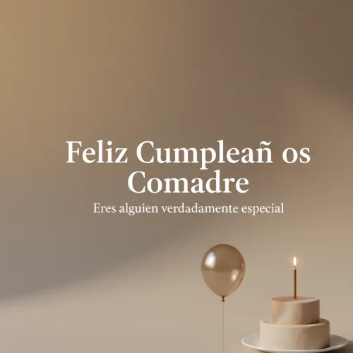 feliz cumpleaños comadre especial