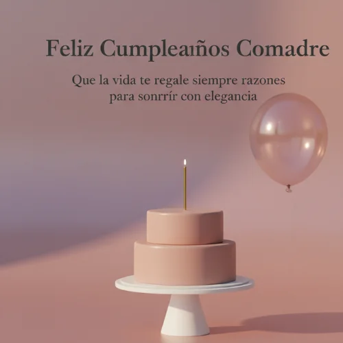 feliz cumpleaños comadre hermosa