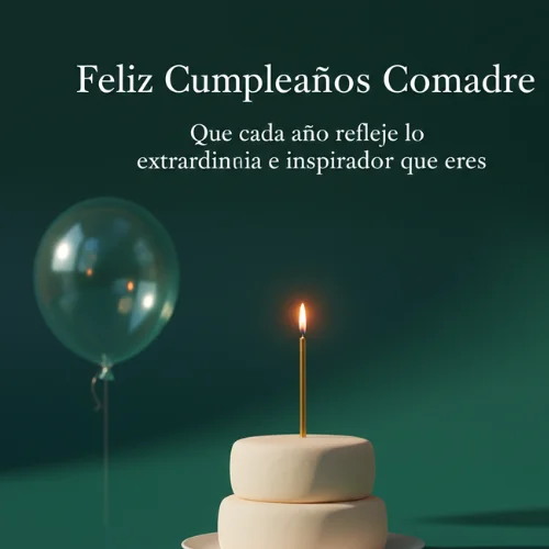 feliz cumpleaños comadre inspiradora