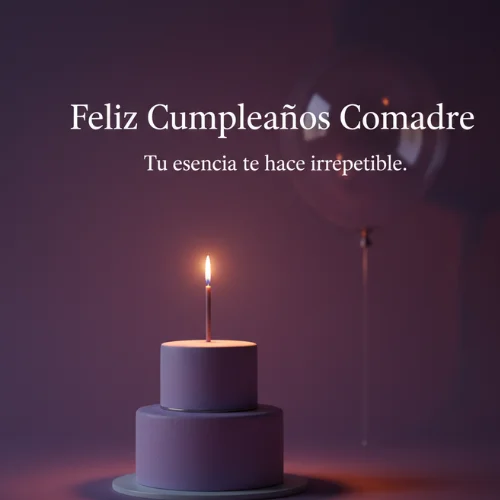 feliz cumpleaños comadre única