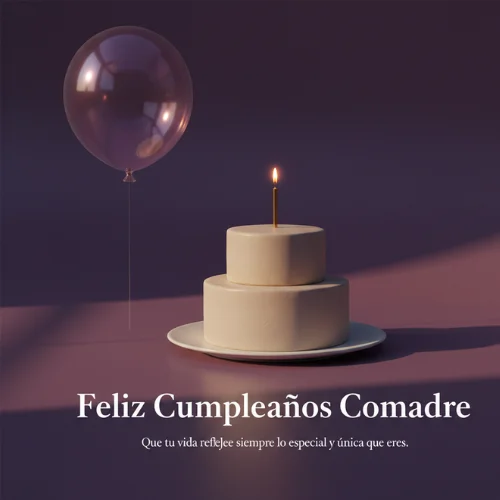 feliz cumpleaños comadre única