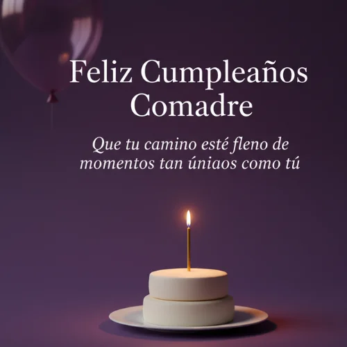 feliz cumpleaños comadre única