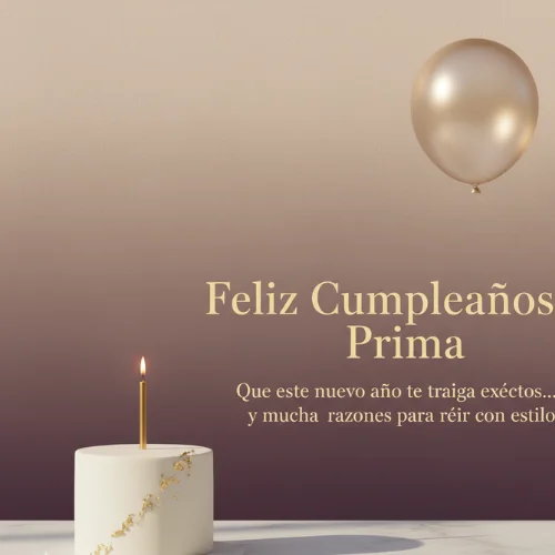 feliz cumpleaños prima chistosas
