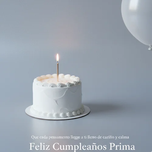 feliz cumpleaños prima desde la distancia