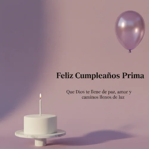 feliz cumpleaños prima dios te bendiga