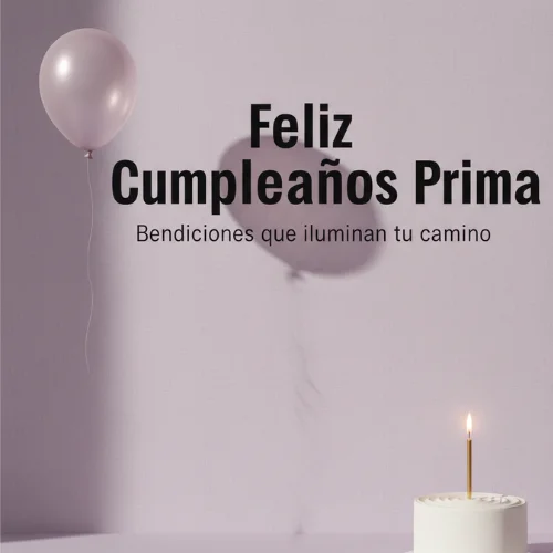feliz cumpleaños prima dios te bendiga