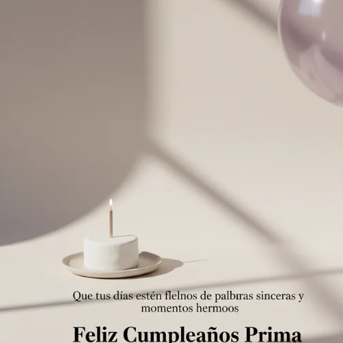 feliz cumpleaños prima frases