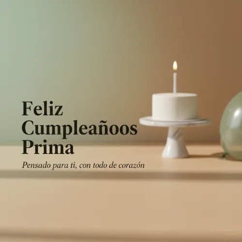 feliz cumpleaños prima para whatsapp