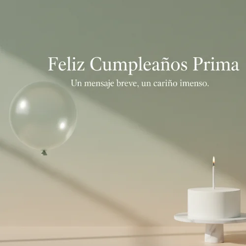 feliz cumpleaños prima para whatsapp