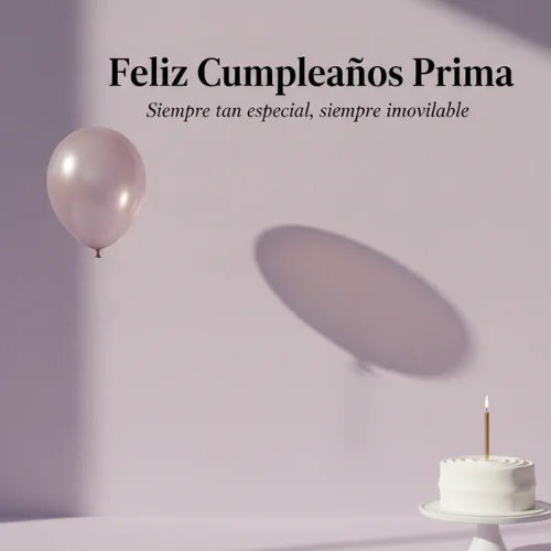 feliz cumpleaños prima querida