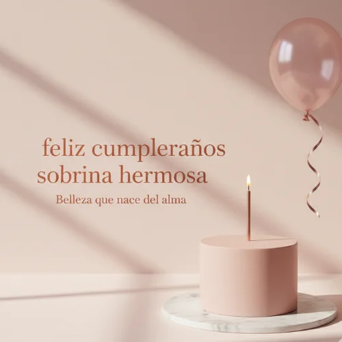 feliz cumpleaños sobrina hermosa