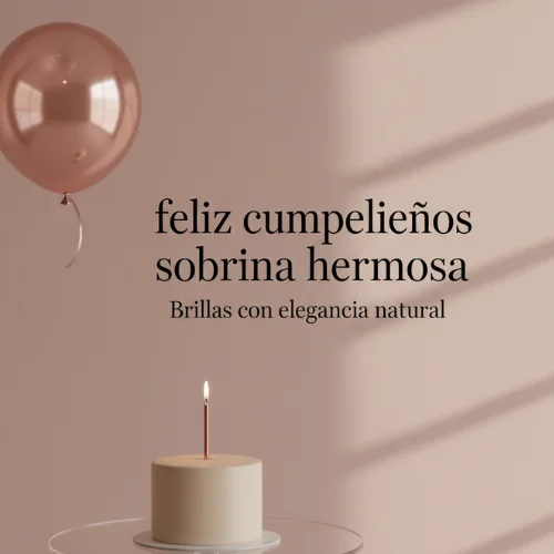 feliz cumpleaños sobrina hermosa