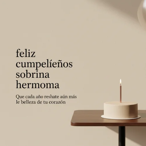 feliz cumpleaños sobrina hermosa
