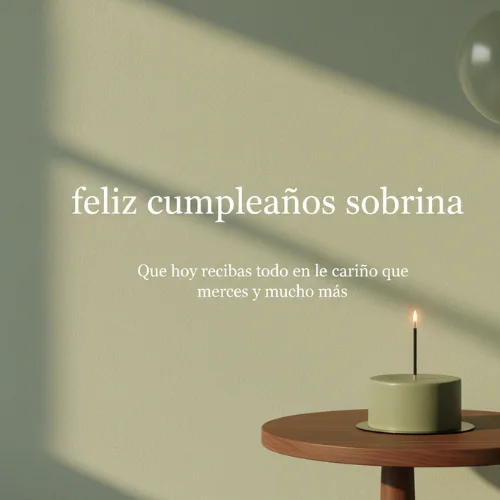 feliz cumpleaños sobrina para whatsapp