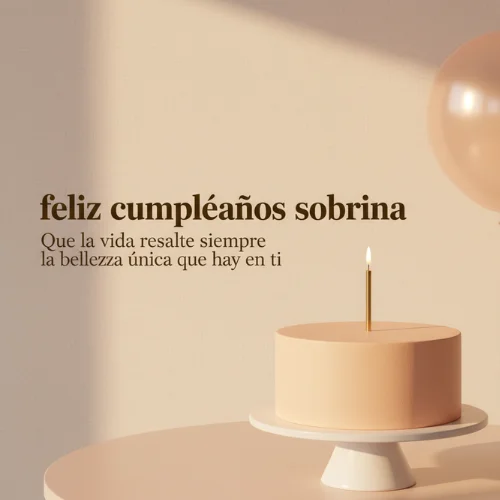 feliz cumpleaños sobrina preciosa