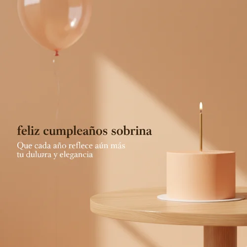 feliz cumpleaños sobrina preciosa
