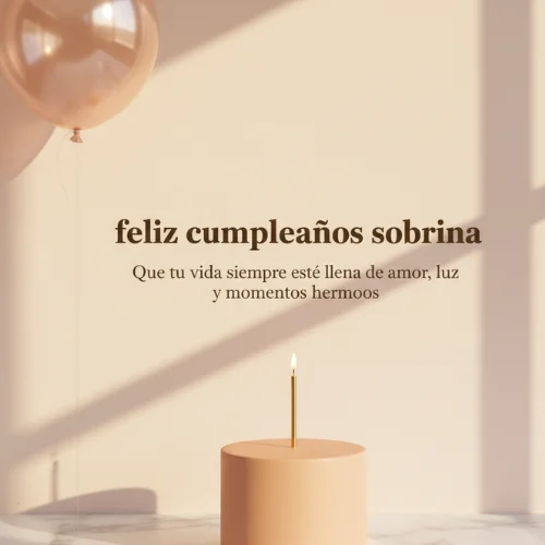 feliz cumpleaños sobrina preciosa
