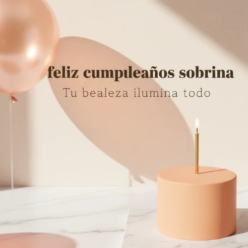 feliz cumpleaños sobrina preciosa