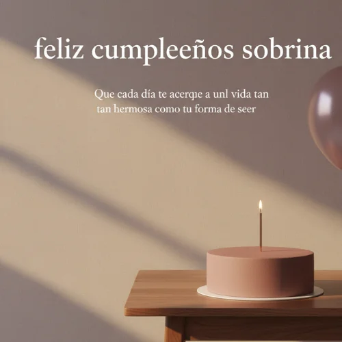frases de feliz cumpleaños para mi sobrina