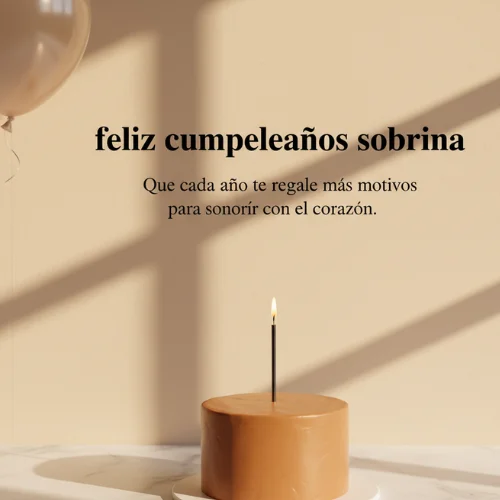 mensajes tiernos para mi sobrina en su cumpleaños