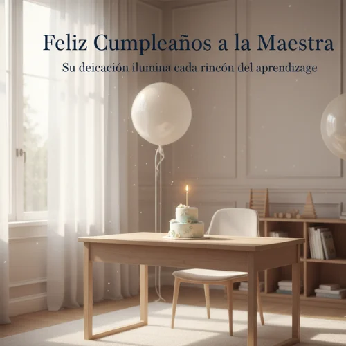 Feliz Cumpleaños a La Maestra