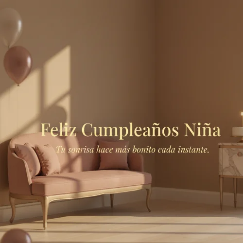 Feliz Cumpleaños 6 Años Niña