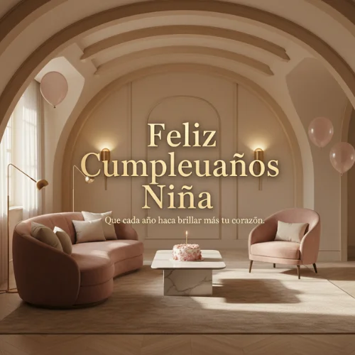 Feliz Cumpleaños 6 Años Niña