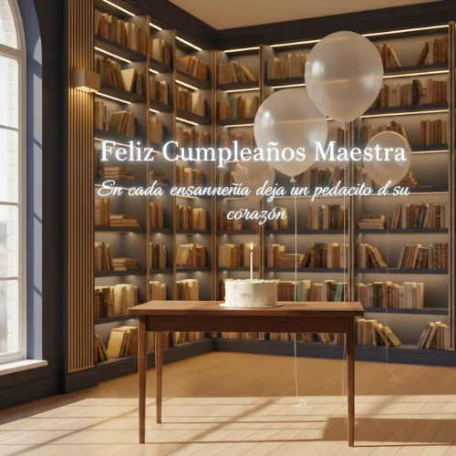Feliz Cumpleaños Maestra Frases
