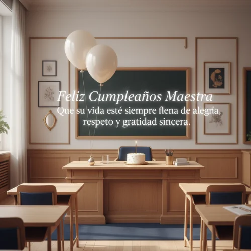 Feliz Cumpleaños Maestra Frases