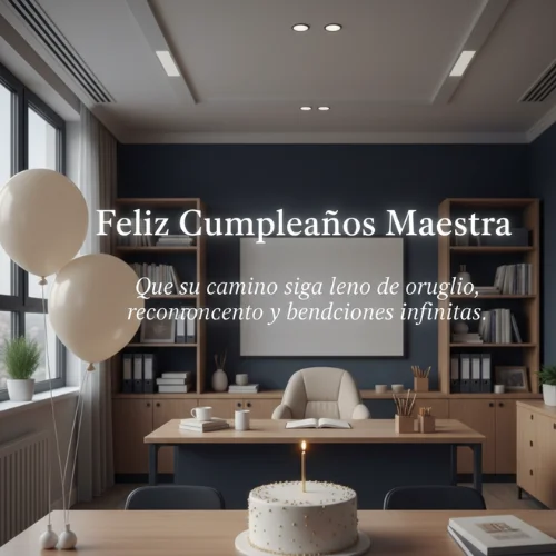 Feliz Cumpleaños Maestra Frases