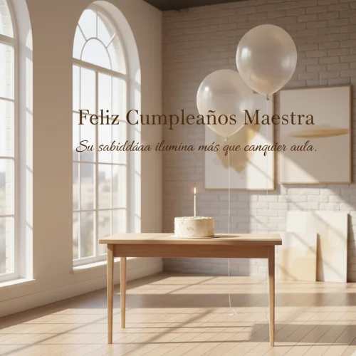 Feliz Cumpleaños Maestra Frases