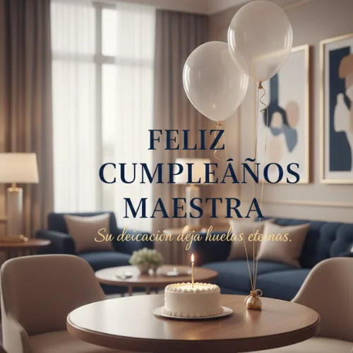 Feliz Cumpleaños Maestra Mensajes Cortos