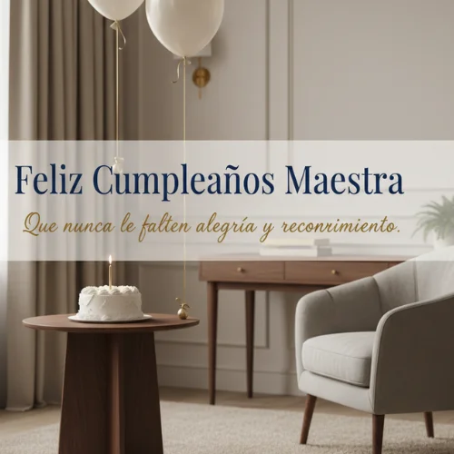 Feliz Cumpleaños Maestra Mensajes Cortos