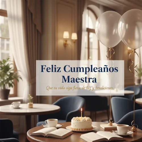 Feliz Cumpleaños Maestra Mensajes Cortos