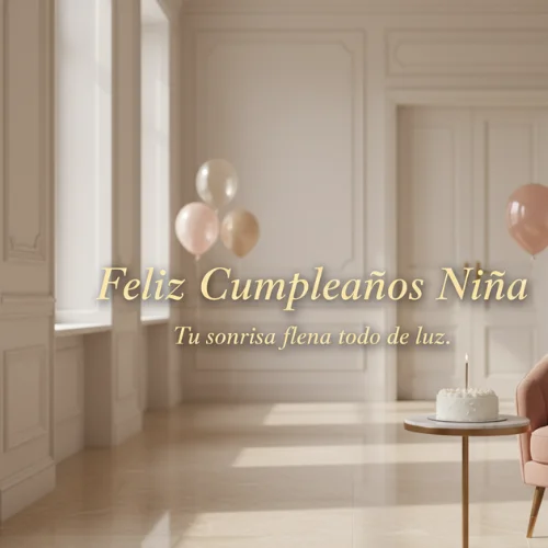 Feliz Cumpleaños Mi Niña Hermosa
