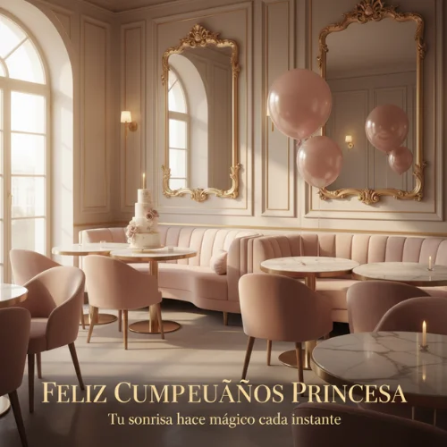 Feliz Cumpleaños Mi Princesa Hermosa