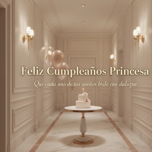 Feliz Cumpleaños Mi Princesa Hermosa