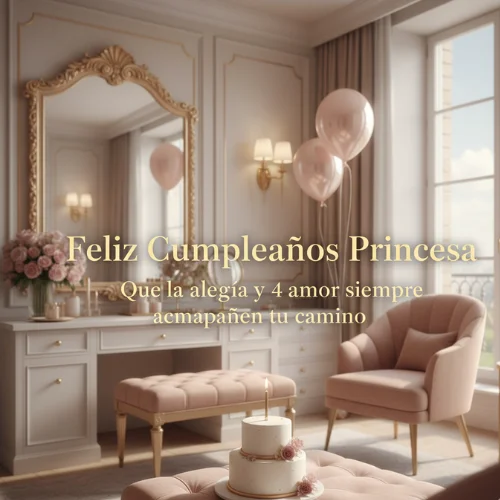 Feliz Cumpleaños Princesa Hermosa