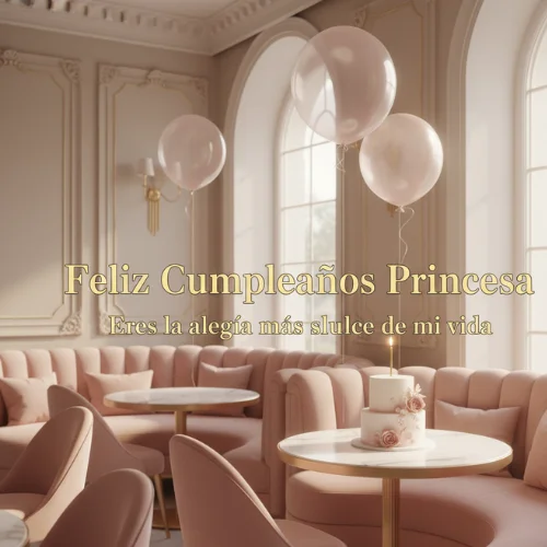Feliz Cumpleaños Mi Princesa Hija
