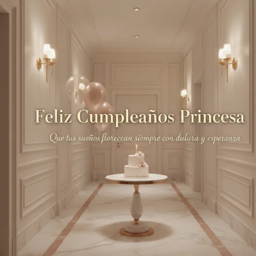 Feliz Cumpleaños Mi Princesa Hija