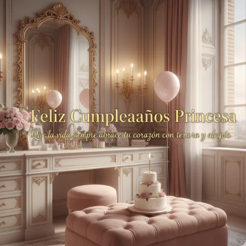 Feliz Cumpleaños Mi Princesa Hija