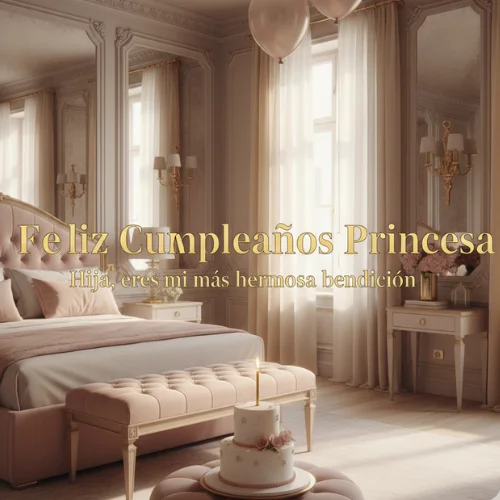 Feliz Cumpleaños Mi Princesa Hija