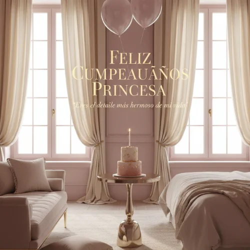 Feliz Cumpleaños Mi Princesa