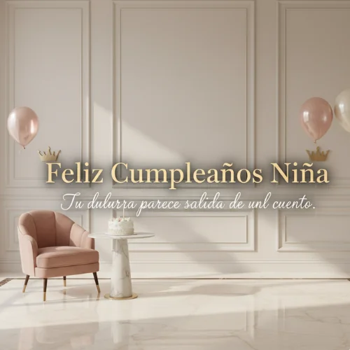 Feliz Cumpleaños Niña Princesa