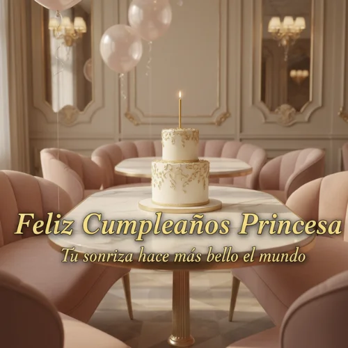 Feliz Cumpleaños Princesa Hermosa