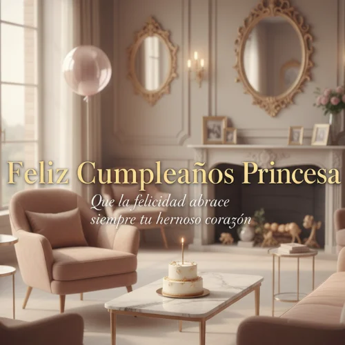 Feliz Cumpleaños Princesa Hermosa