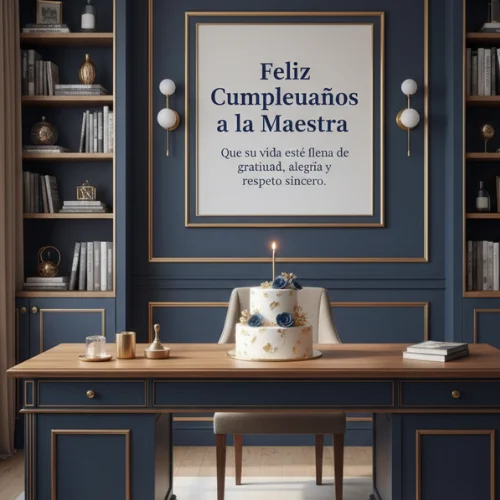 Feliz Cumpleaños a La Maestra